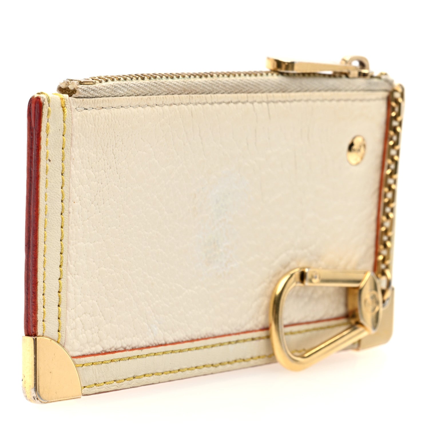 Louis Vuitton Suhali Key Pouch White 3 of 6