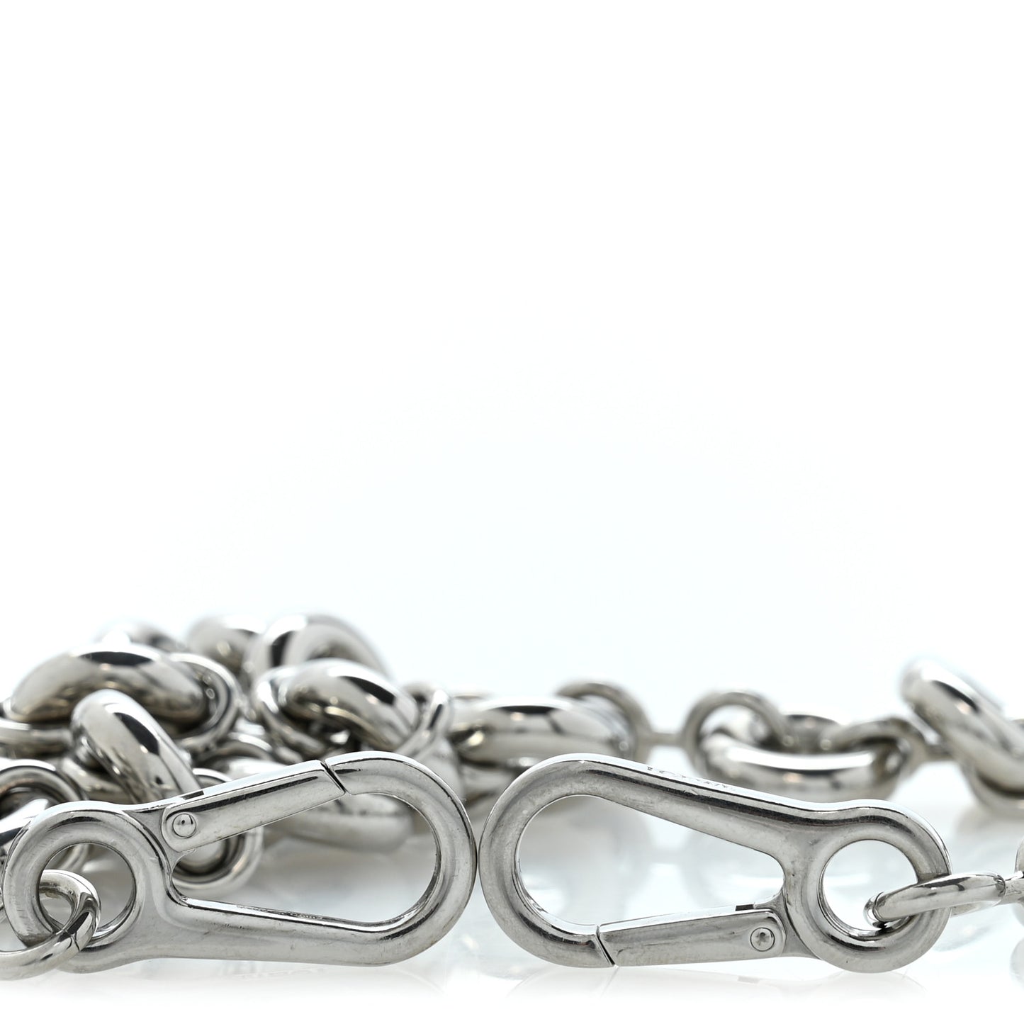 Donut Chain Shoulder Strap Silver