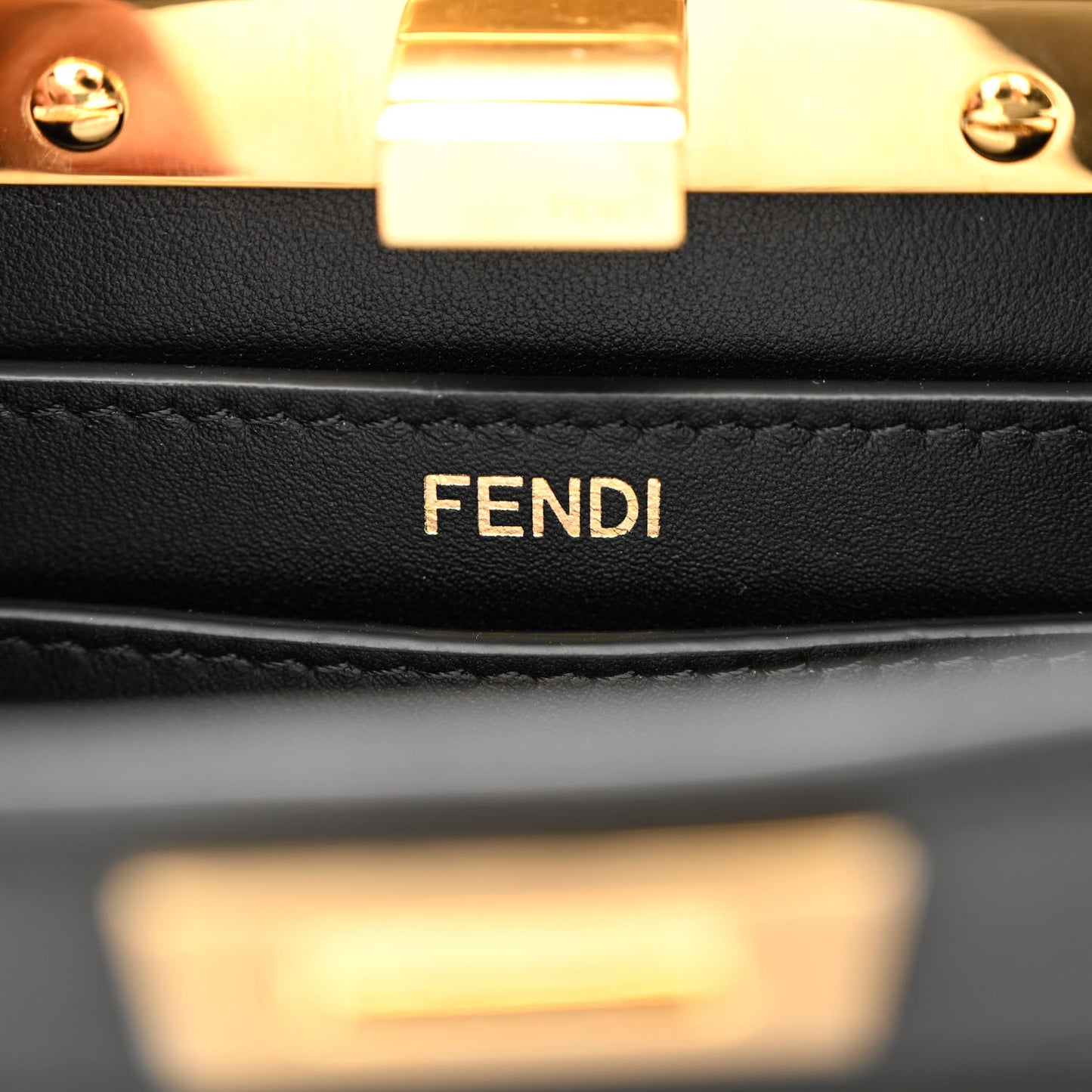 Shiny Nappa Petite Peekaboo I SEE U Satchel Black