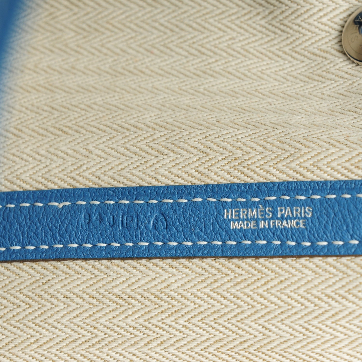 Hermes Buffle Sindhu Garden Party MM 36 Azur 4 of 12