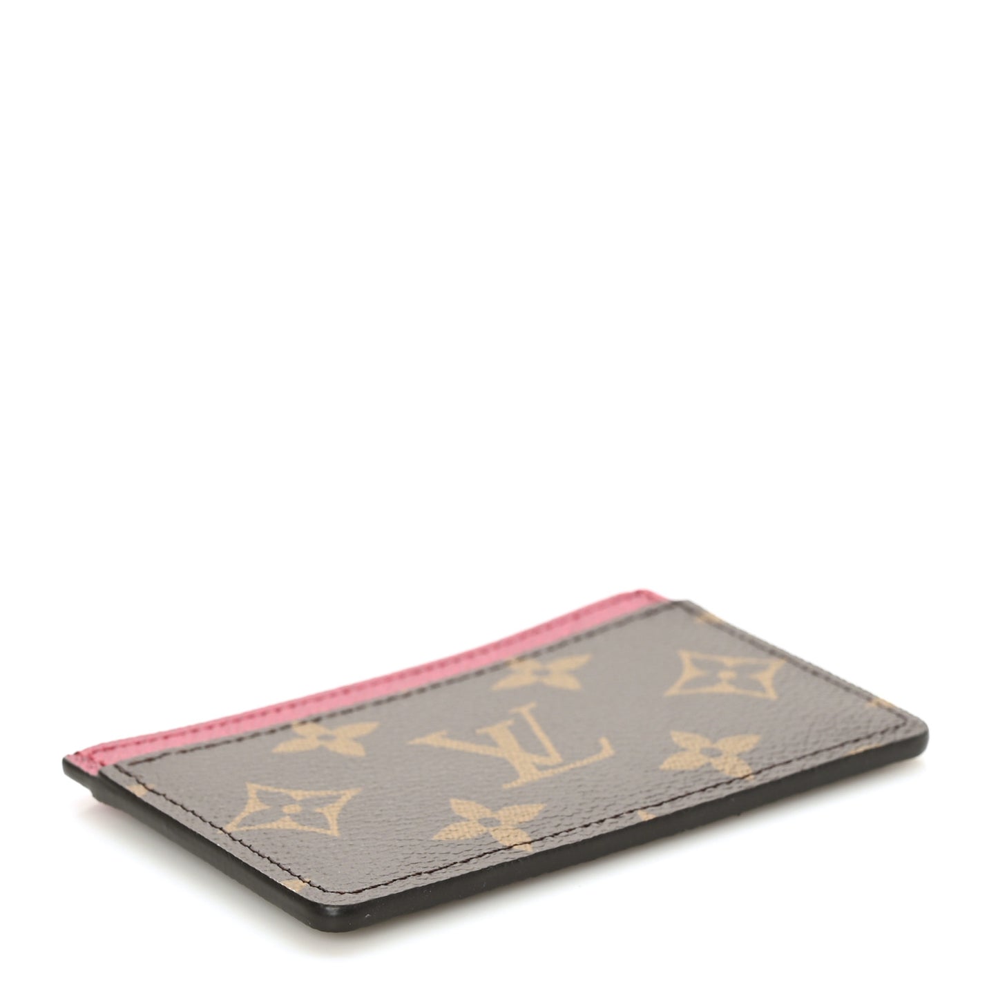 Monogram Card Holder Fuchsia