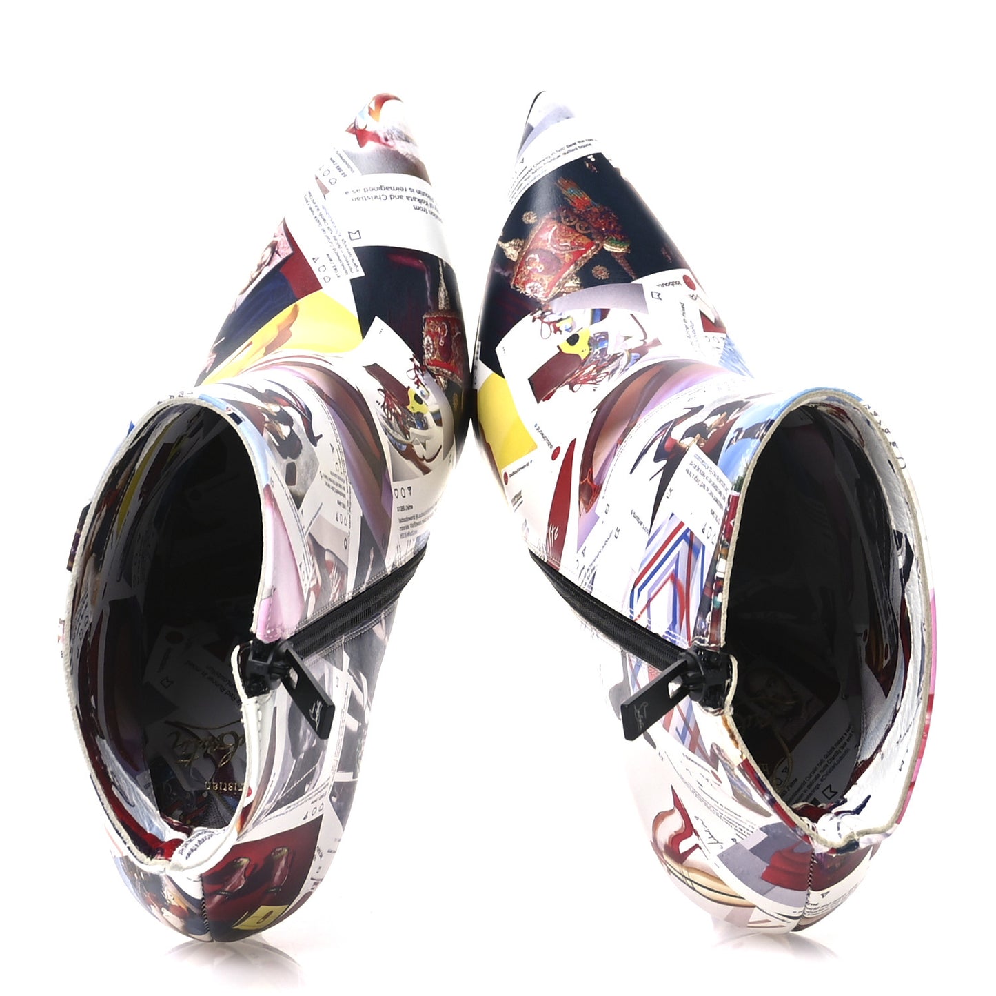 Calfskin Collage So Kate Booty 100 Ankle Boots 36.5 Multicolor