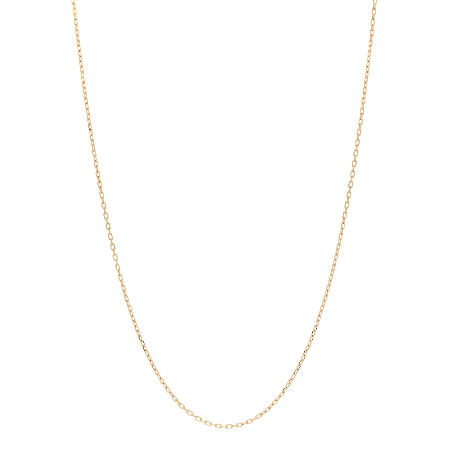 18K Yellow Gold Chain Necklace