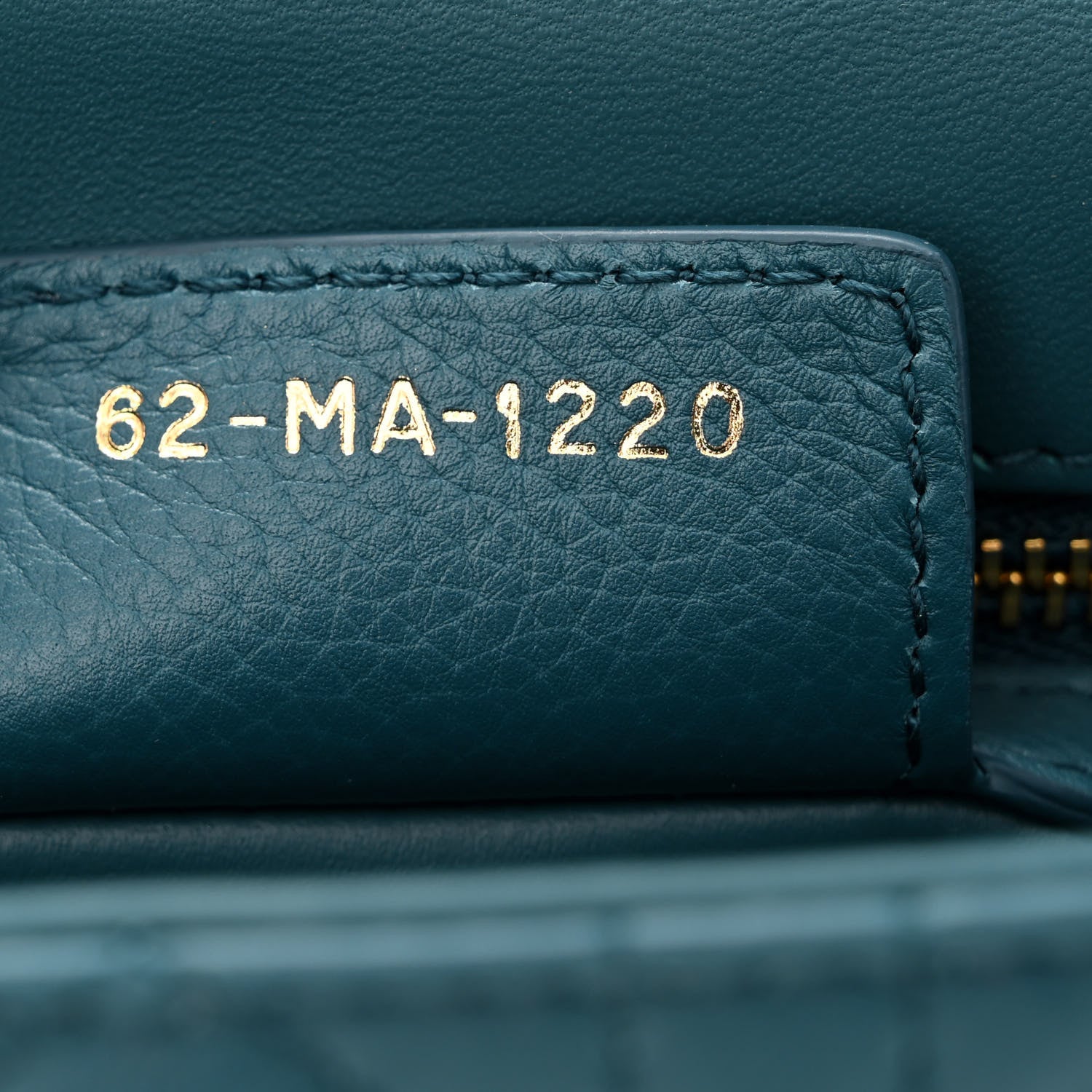 Christian Dior Lambskin Cannage Small Caro Bag Deep Ocean 7 of 11