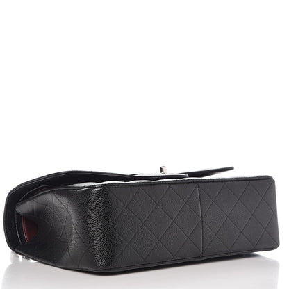 Chanel Caviar Quilted Jumbo Double Flap Black 4 of 8