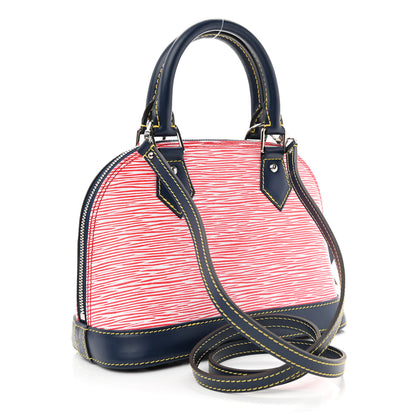 Louis Vuitton Epi Alma BB Denim Red 3 of 11