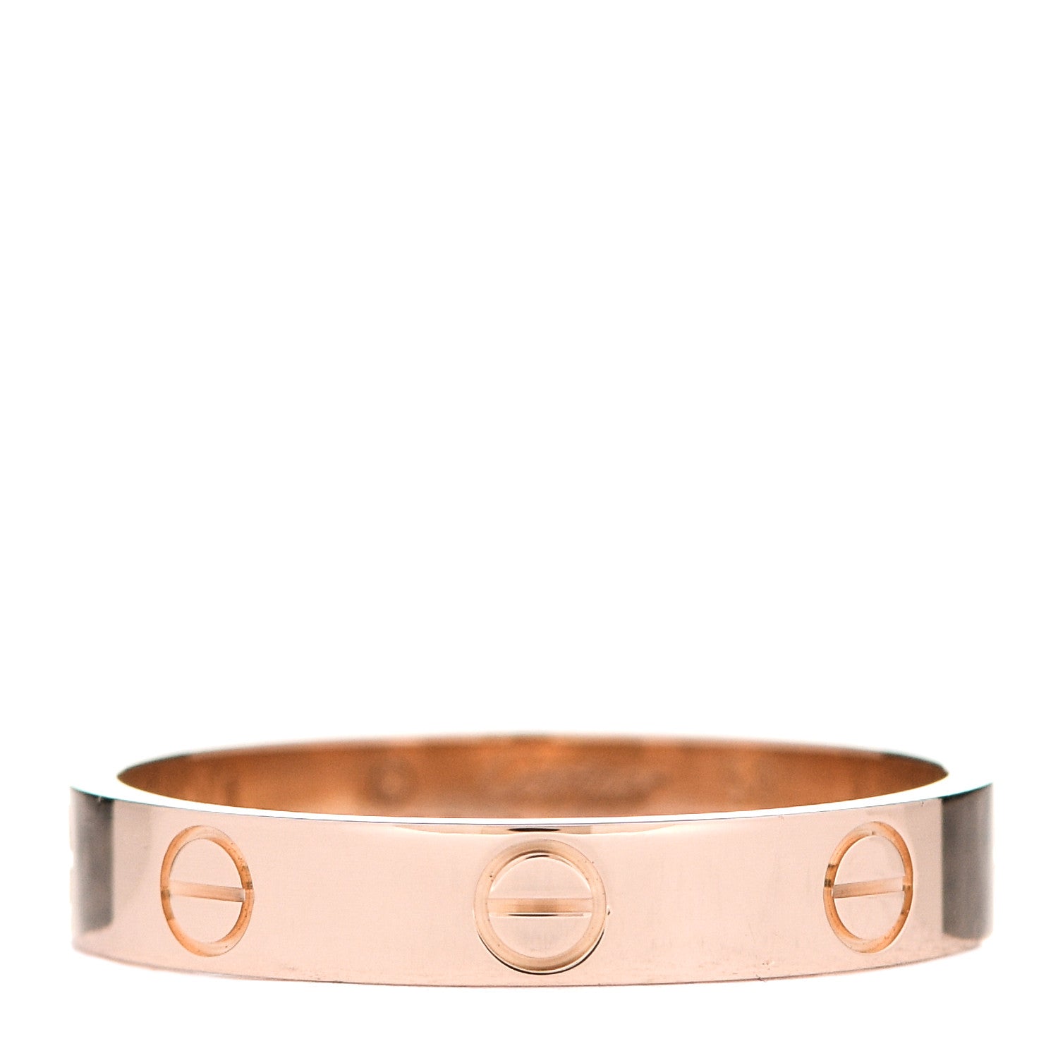 Cartier 18K Pink Gold 3.5mm LOVE Wedding Band Ring 58 8.25 1 of 4