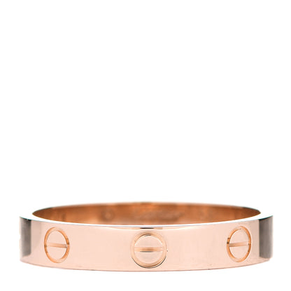 Cartier 18K Pink Gold 3.5mm LOVE Wedding Band Ring 58 8.25 1 of 4