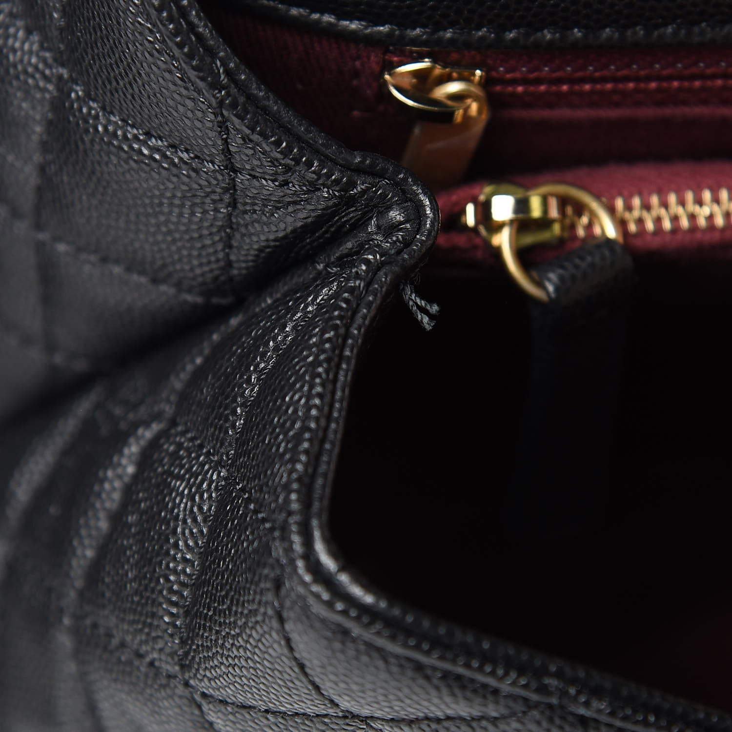 Chanel Caviar Quilted Small Coco Handle Flap Black 11 of 11