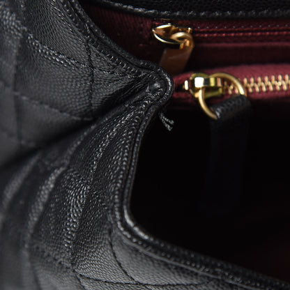 Chanel Caviar Quilted Small Coco Handle Flap Black 11 of 11