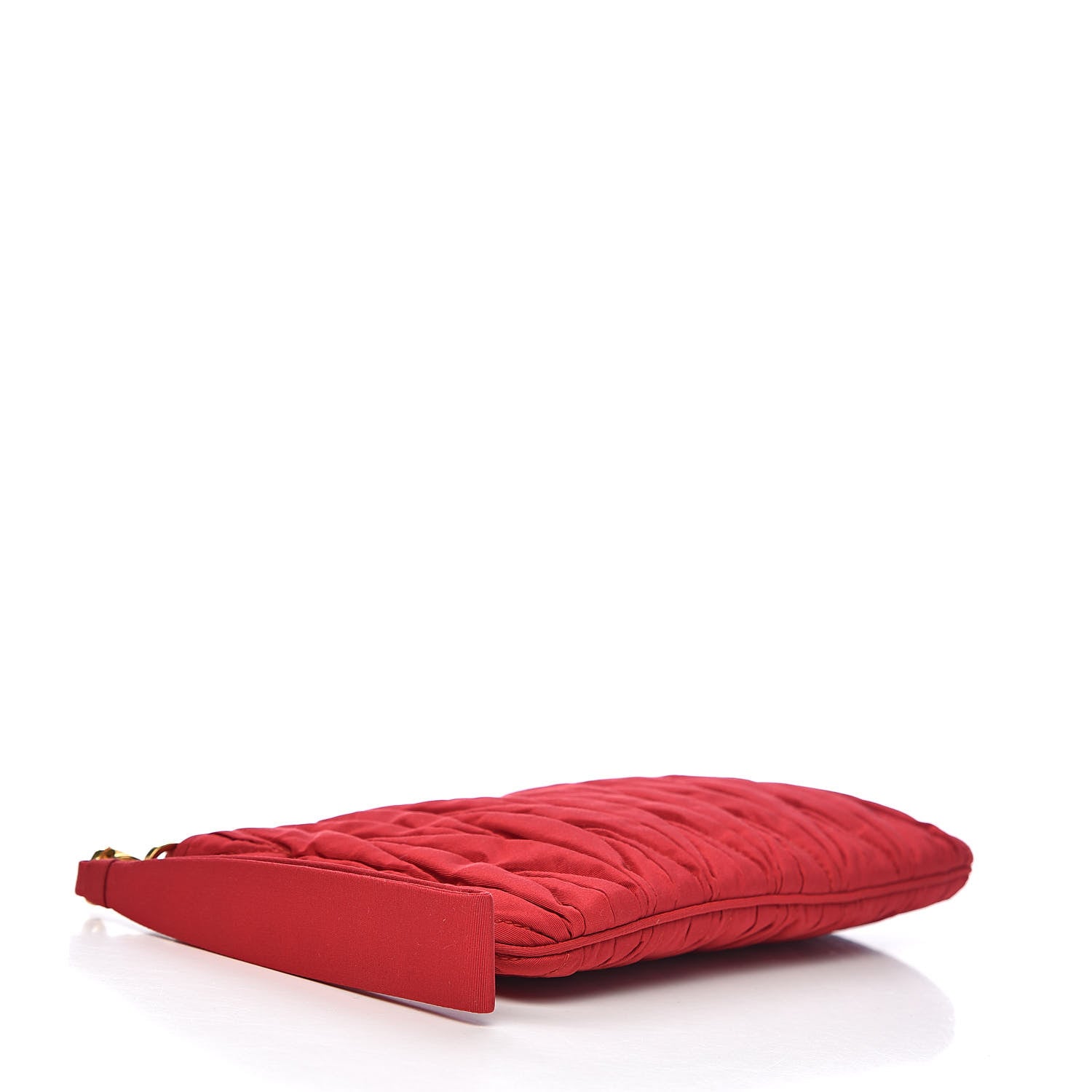 Miu Miu Faille Matelasse Wristlet Fuoco 3 of 7