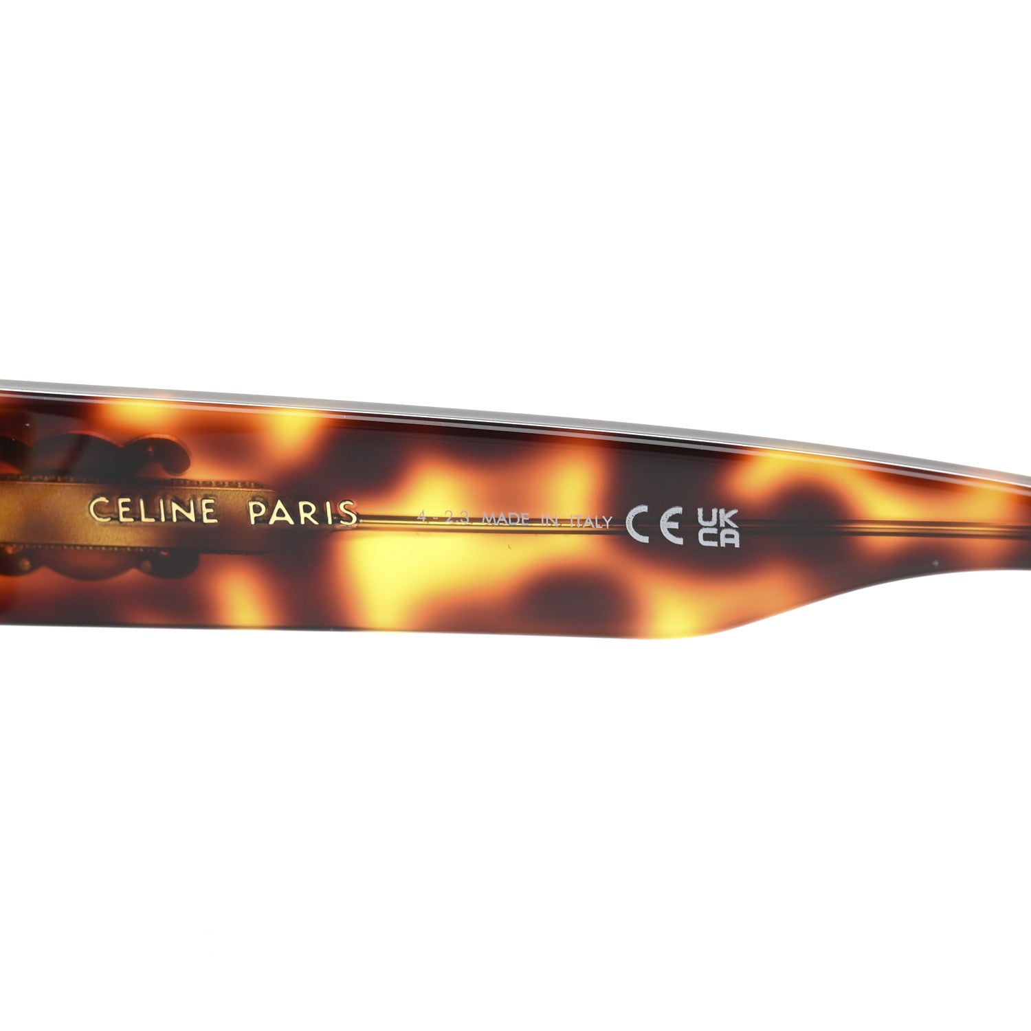 Celine Acetate Triomphe 04 Sunglasses CL 40216U Dark Havana