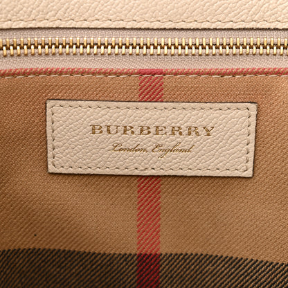 Burberry Soft Grain Calfskin Medium Buckle Tote Limestone 5 of 19
