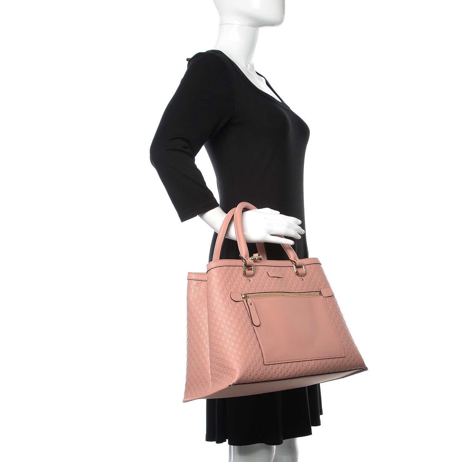 Gucci Soft Microguccissima Medium Tote Soft Pink 3 of 10