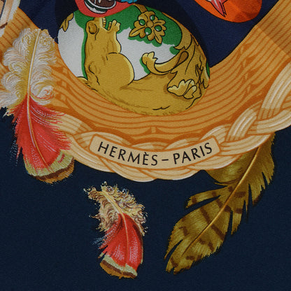 Hermes Silk Couvee d'Scarf 90 4 of 6