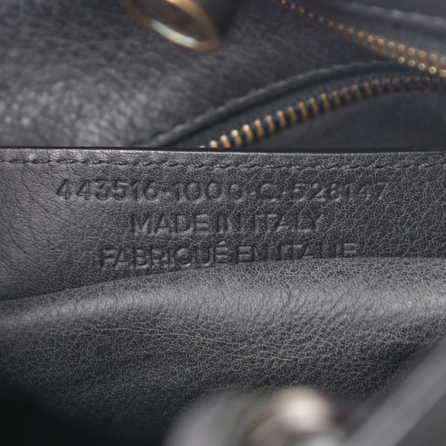 Balenciaga Veau Grana Perforated Blackout Hardware S City Black 9 of 10