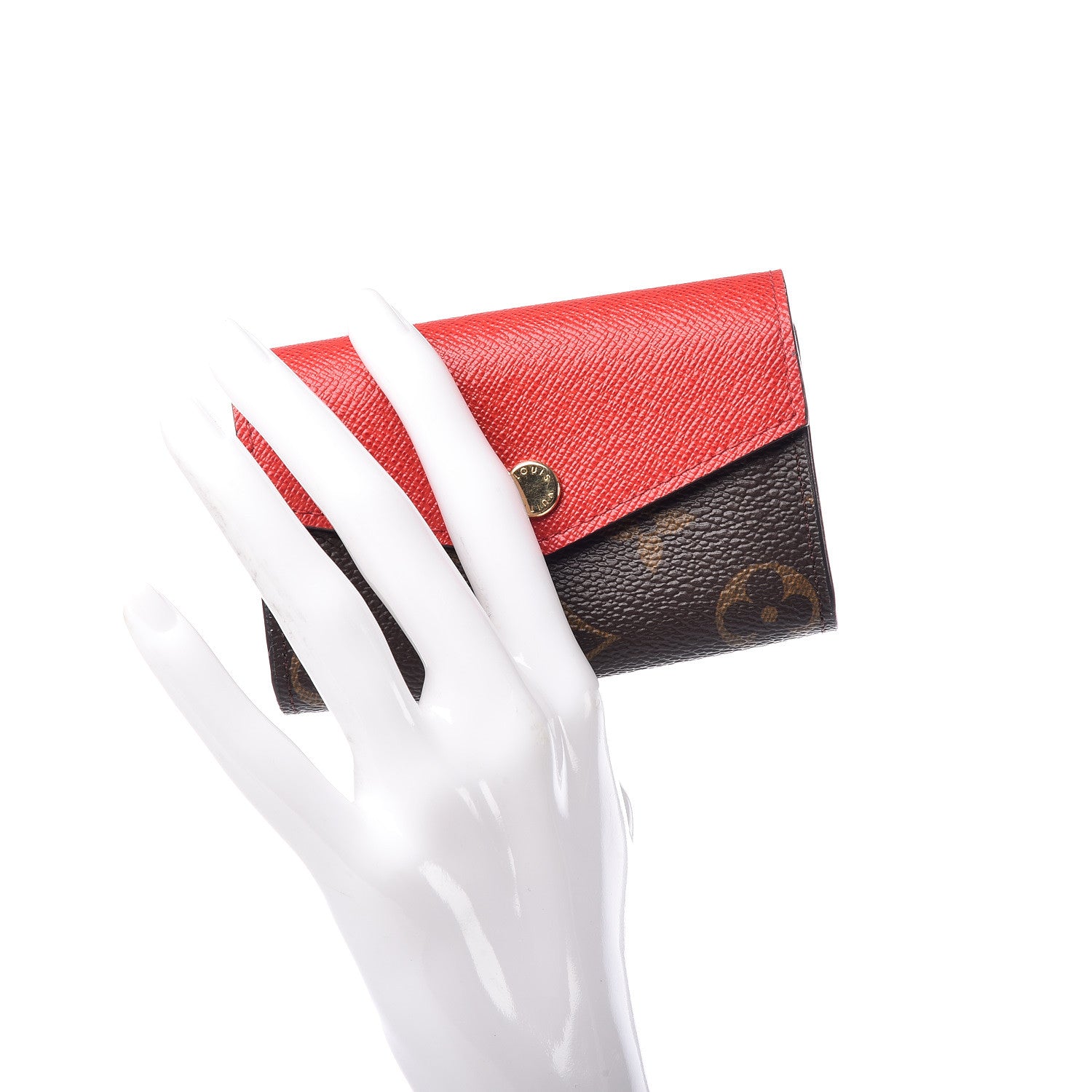 Louis Vuitton Monogram Sarah Multicartes Coquelicot 2 of 7