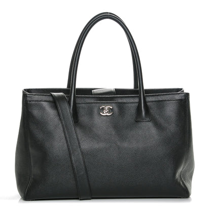 Chanel Calfskin Cerf Executive Shopper Tote Black 1 of 7