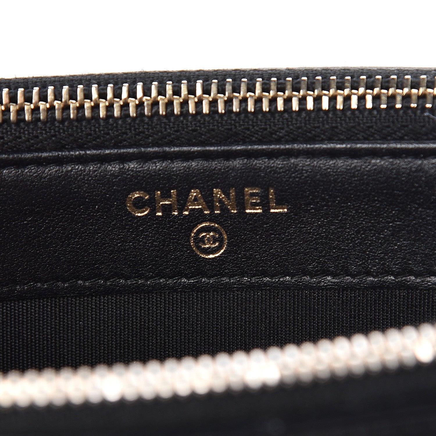 Chanel Caviar Quilted CC Filigree Clutch With Chain Black 6 of 13