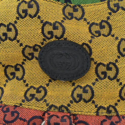 Gucci Monogram Multicolor Reversible Bucket Hat Yellow Multicolor 6 of 14