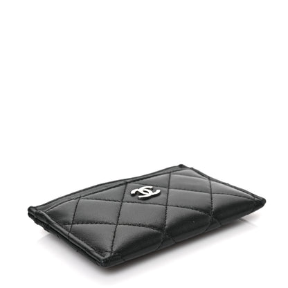 Chanel Lambskin Quilted Card Holder Black 4 of 7