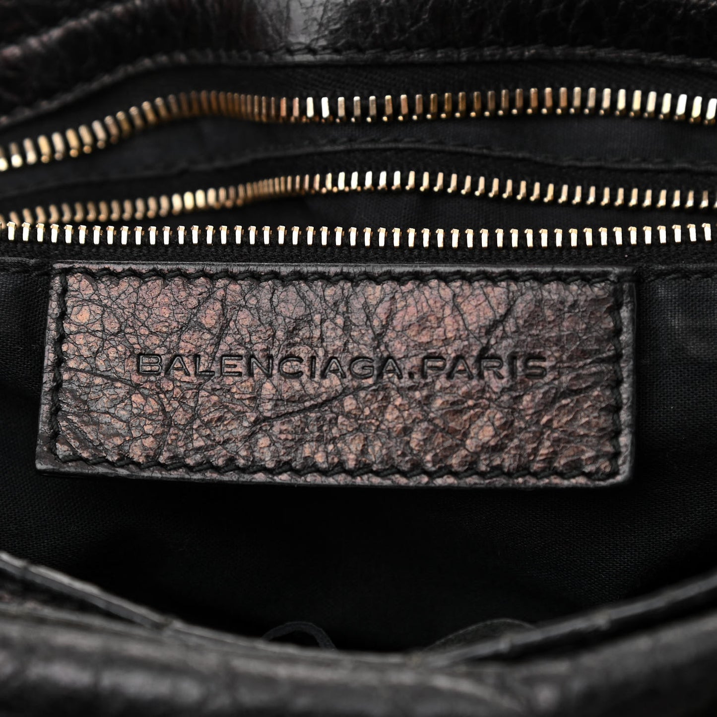 Agneau Giant 12 Rose Gold Hardware City Black