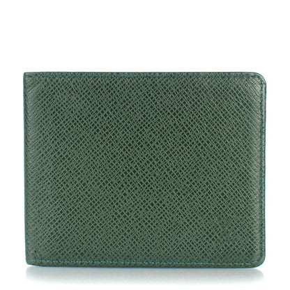 Louis Vuitton Taiga Mens Porte-Billets 3 Card Billfold Wallet Epicea 1 of 7