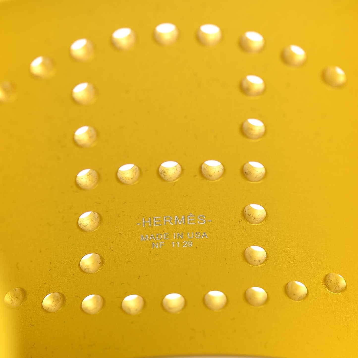 Aluminium Evelyne Sunset Cuff Bracelet T2 Jaune Soleil