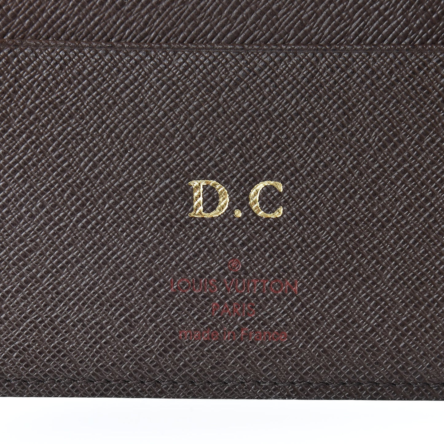 Damier Ebene Medium Ring Agenda Cover