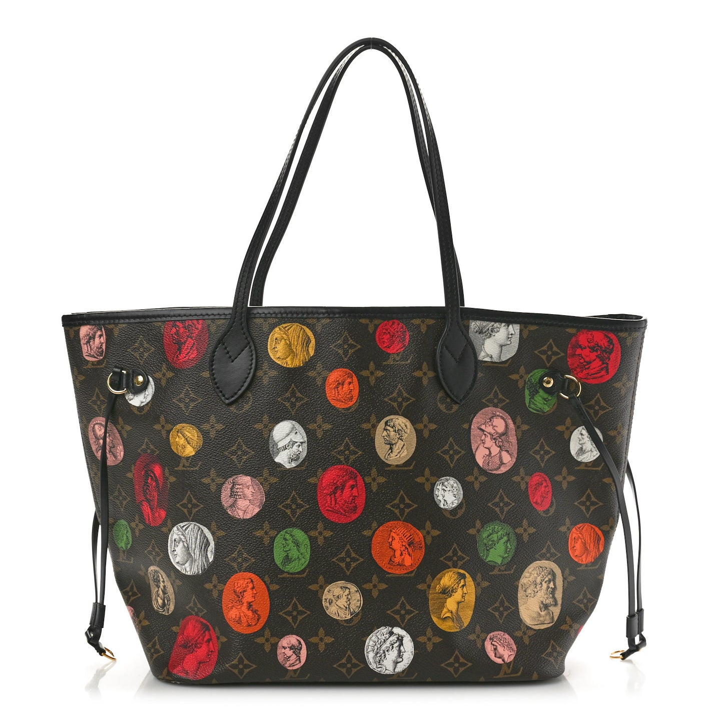 X FORNASETTI Monogram Cameo Neverfull MM