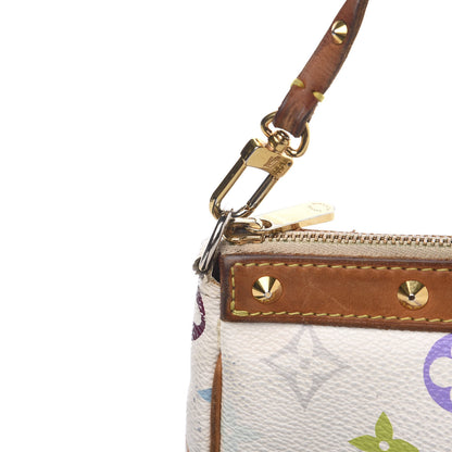 Louis Vuitton Monogram Multicolor Pochette Accessories White 9 of 13