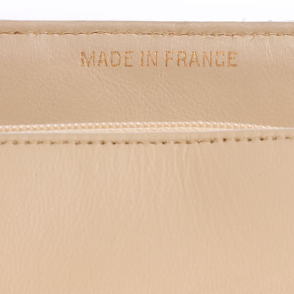 Chanel Lambskin Chevron Small Single Flap Beige 8 of 8