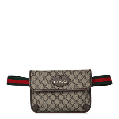 Gucci GG Supreme Monogram Neo Vintage Web Belt Bag Brown 1 of 13