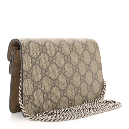 Gucci GG Supreme Monogram Super Mini Dionysus Shoulder Bag Taupe 3 of 10