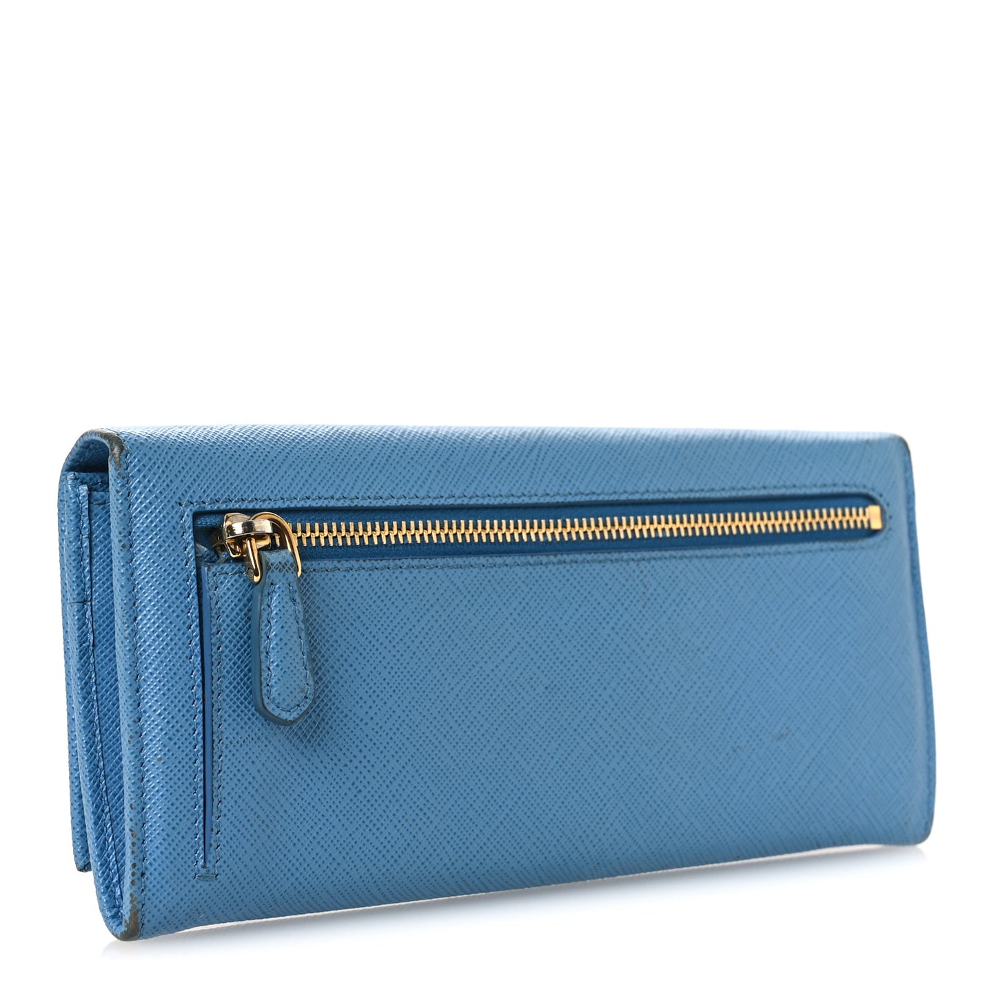 Saffiano Triangle Continental Flap Travel Wallet Mare