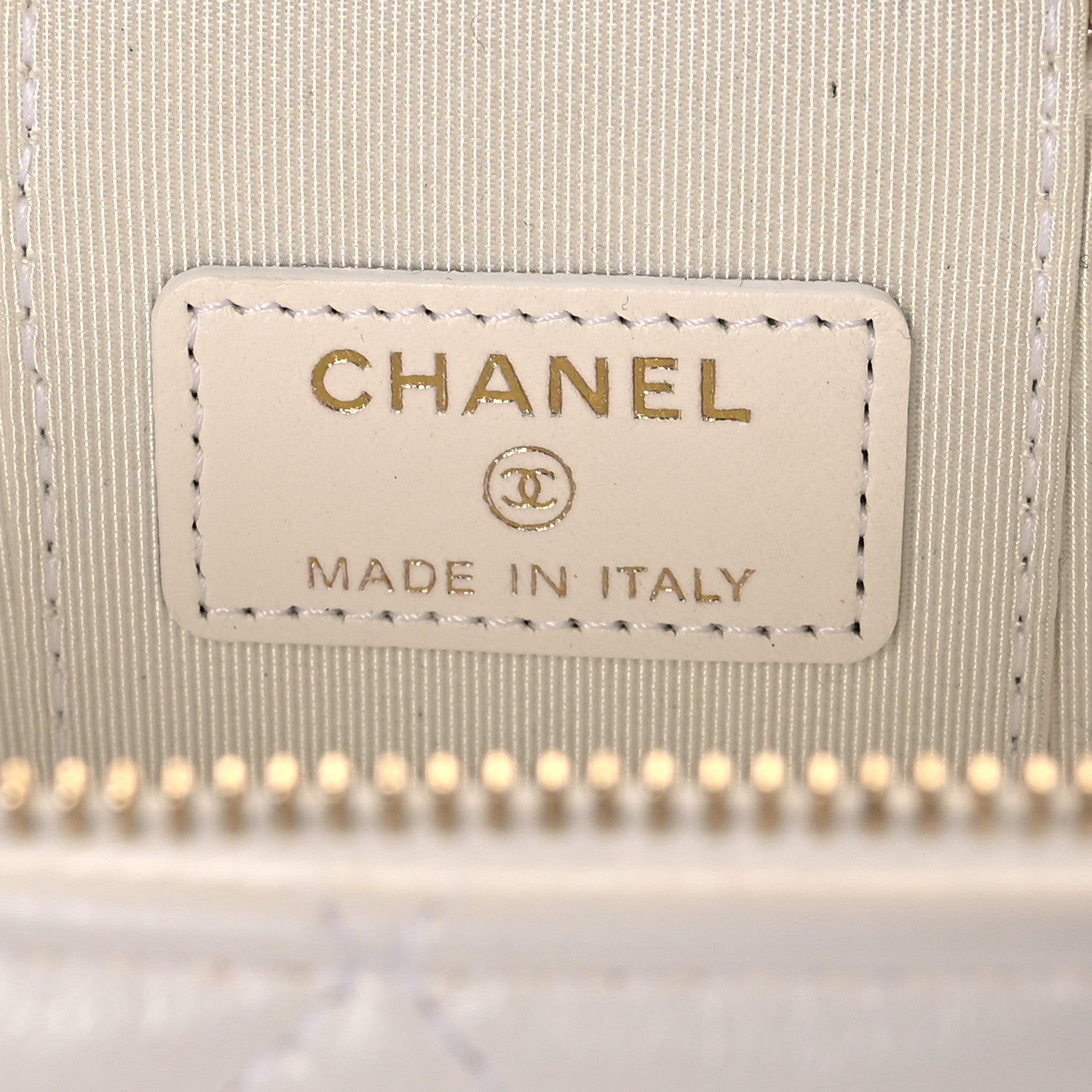 Chanel Lambskin Quilted My Chanel Lady Vanity Case With Chain White 6 of 10