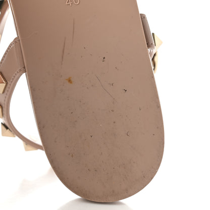 Valentino Garavani PVC Jelly Rockstud Caged Sandals 40 Poudre 10 of 10