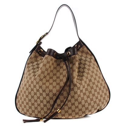 Gucci Monogram Medium Interlocking Icon Shoulder Bag Dark Brown 1 of 7