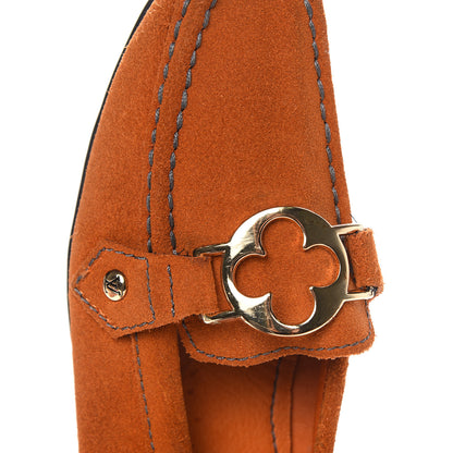 Louis Vuitton Suede Loafers 7 Orange 12 of 12