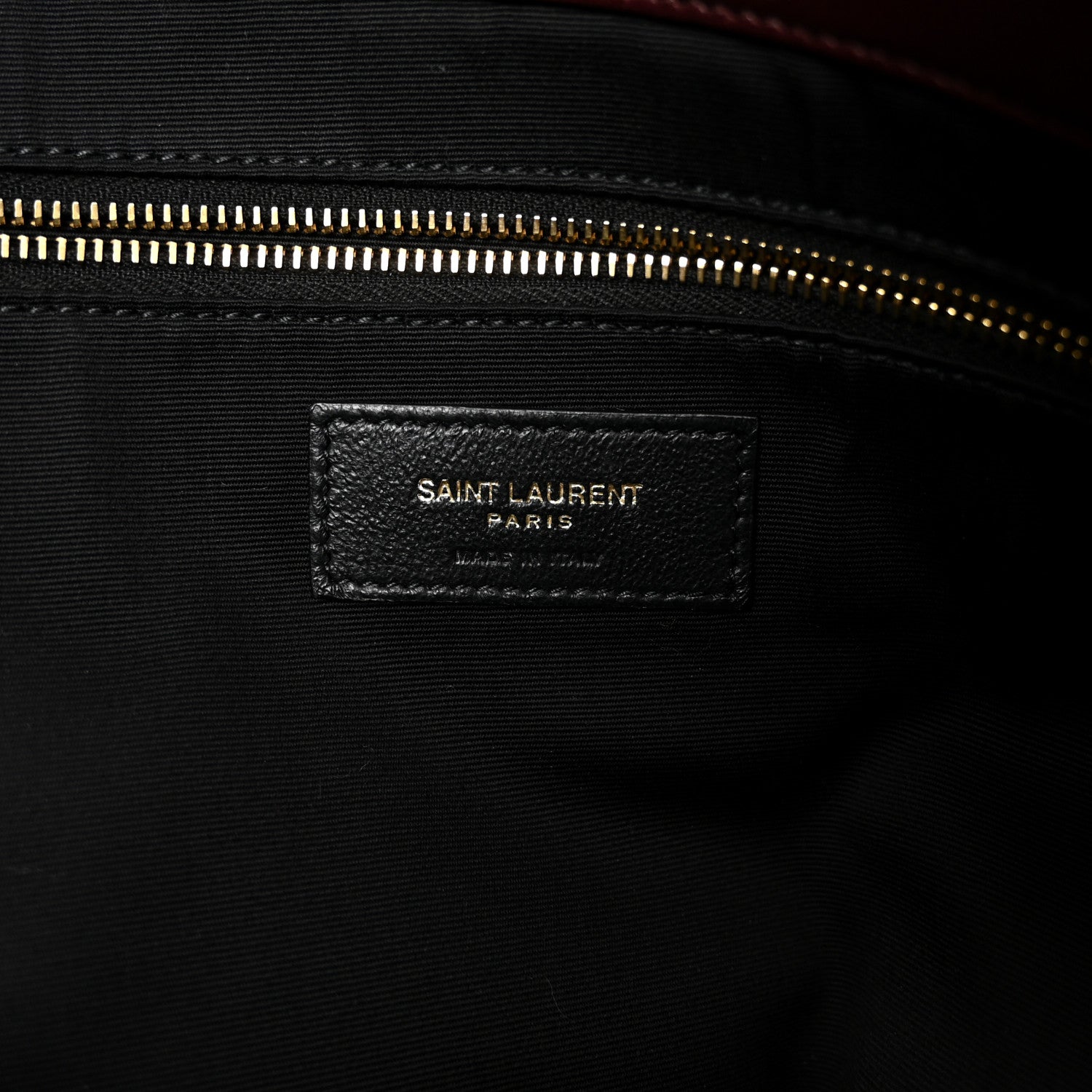 Saint Laurent Lambskin Quilted Maxi Icare Shopping Tote  Rouge Cabernet 7 of 11