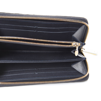 Louis Vuitton Vernis Zippy Wallet Blue Infini 4 of 16
