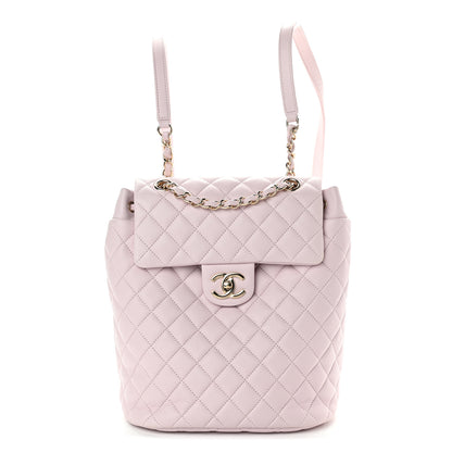 Chanel Lambskin Quilted Small Urban Spirit Backpack Light Pink 1 of 9
