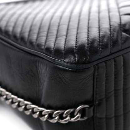 Chanel Glazed Calfskin Coco Boy Camera Case Black 8 of 14