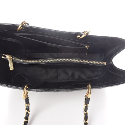 Chanel Caviar Quilted XL Grand Shopping Tote GST Black 5 of 10