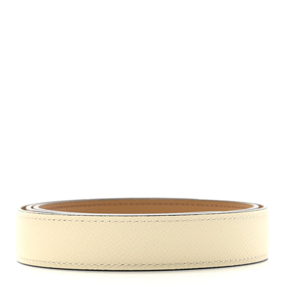 Hermes Swift Epsom 24mm Belt Strap 85 Craie Biscuit 2 of 5