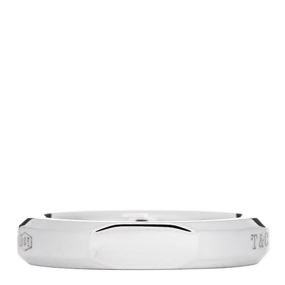 Tiffany Sterling Silver Makers Narrow Slice Ring 54 7 1 of 6