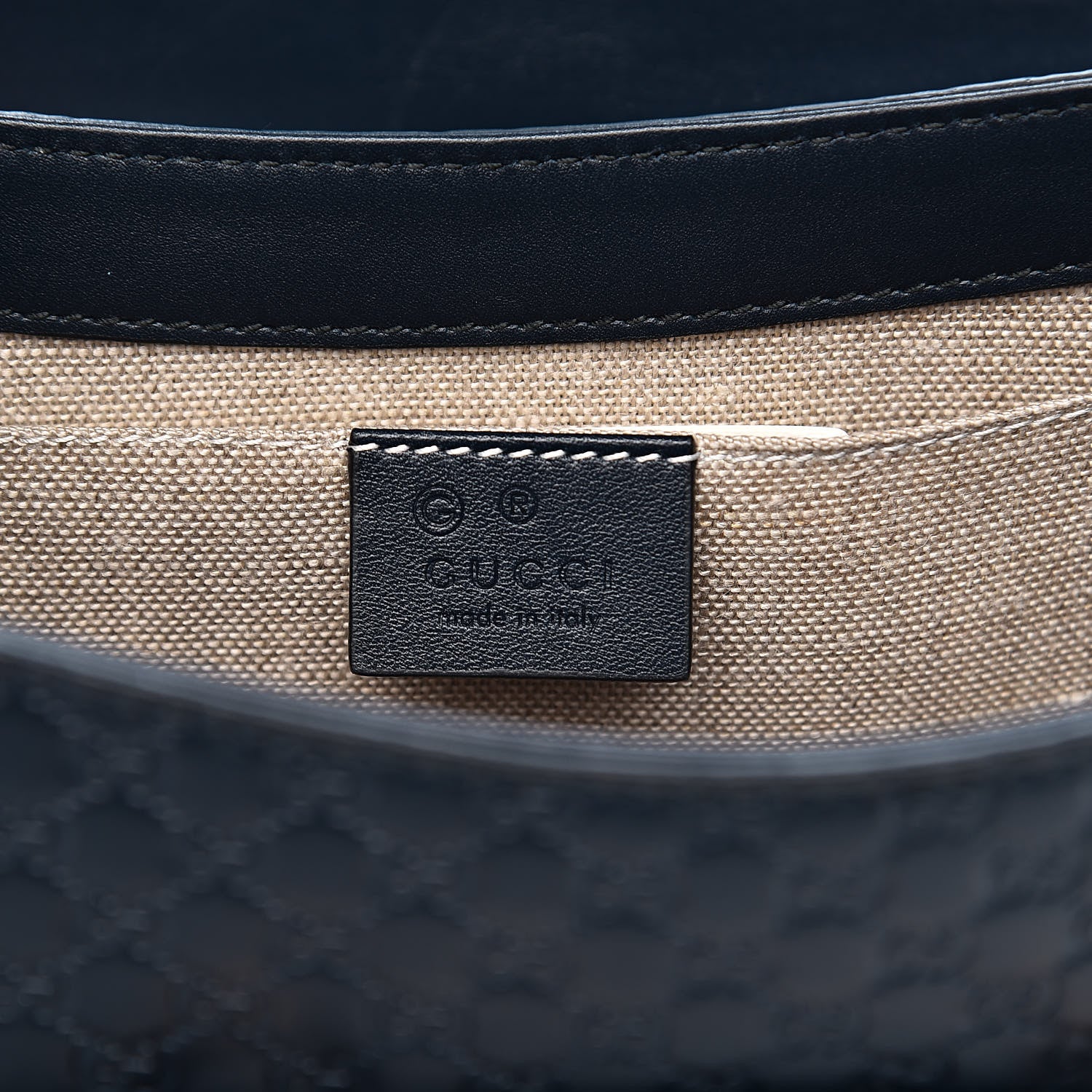 Gucci Soft Microguccissima Medium Emily Chain Shoulder Bag Blue 6 of 11