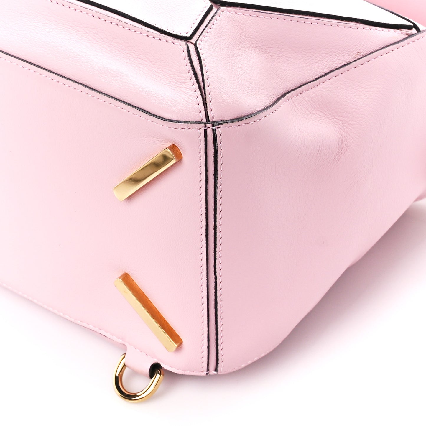 Calfskin Medium Puzzle Bag Light Pink
