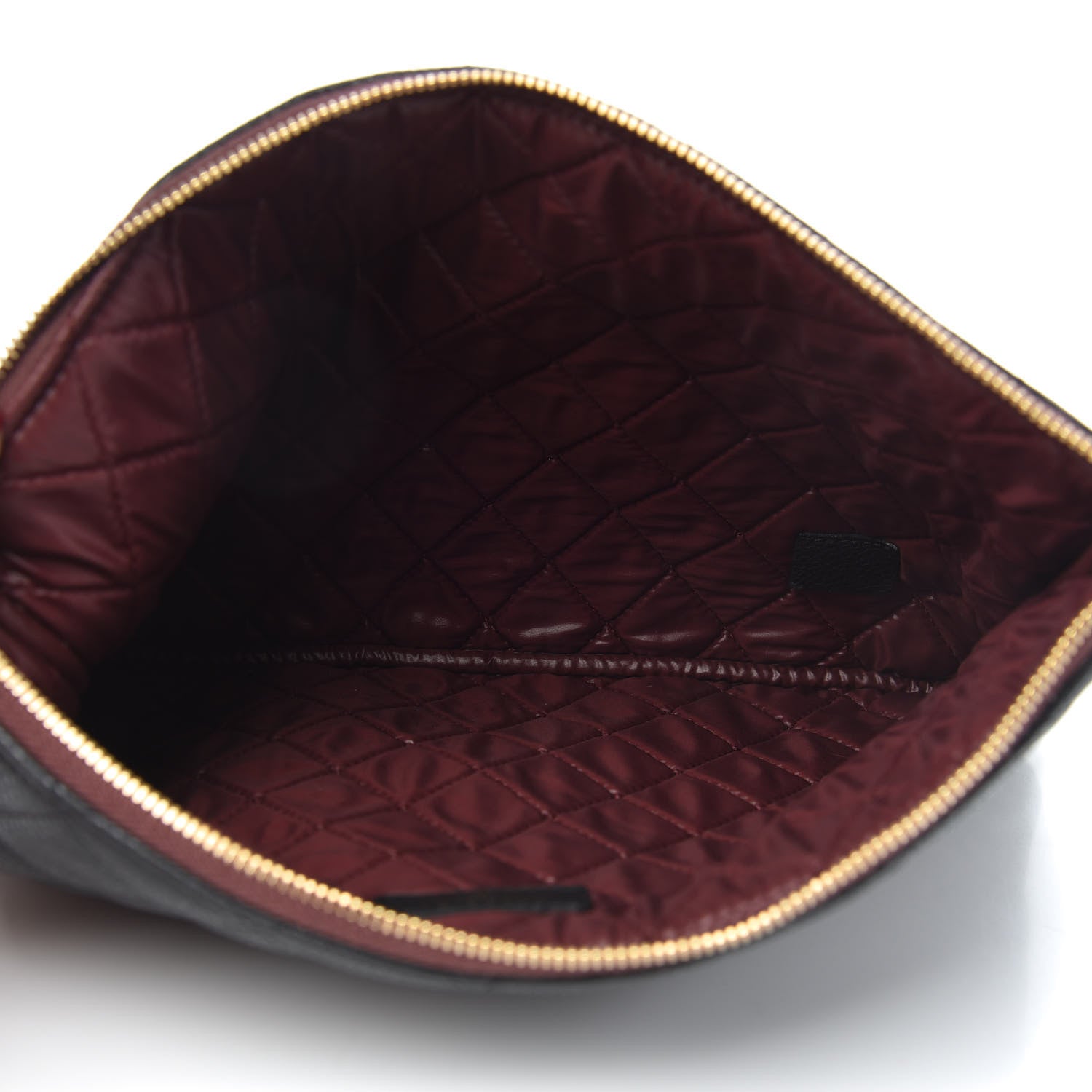 Chanel Caviar Quilted Medium Cosmetic Case Black 5 of 9