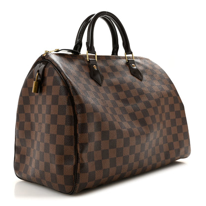 Louis Vuitton Damier Ebene Speedy 35 3 of 14
